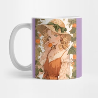 Cute anime girl Clementine Lover Cute Anime Garden Mug